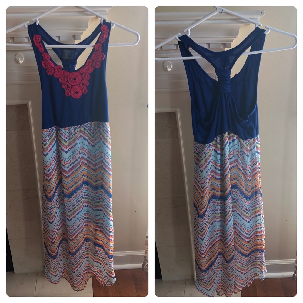 Juniors Long Flowy Dress